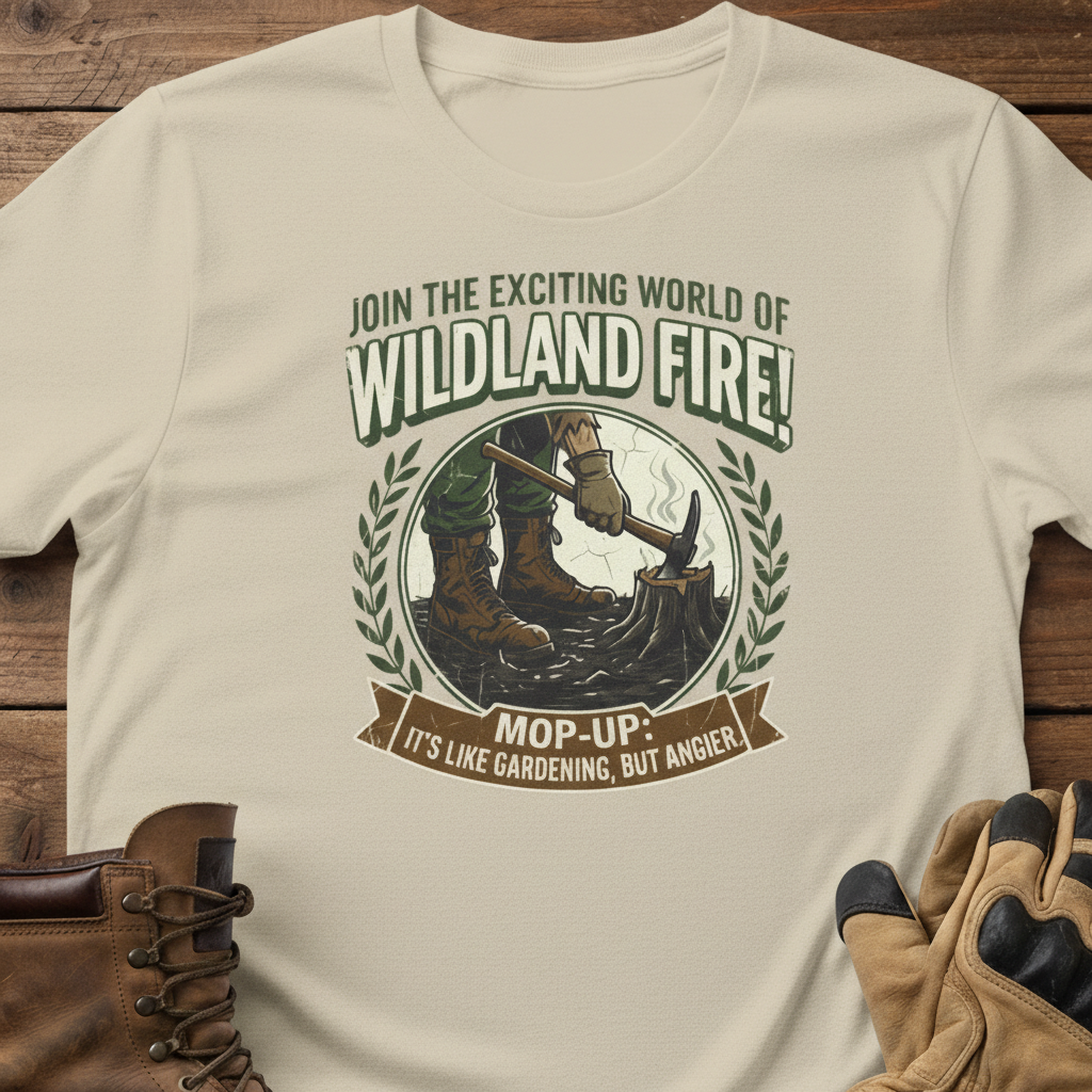 Join the Exciting World of Wildland Fire! Mop-Up T-Shirt