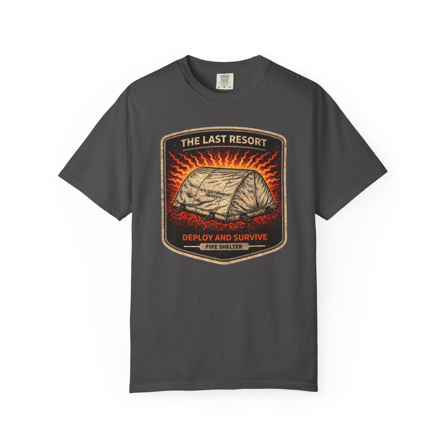 Survival Camp The Last Resort: Deploy and Survive T-Shirt
