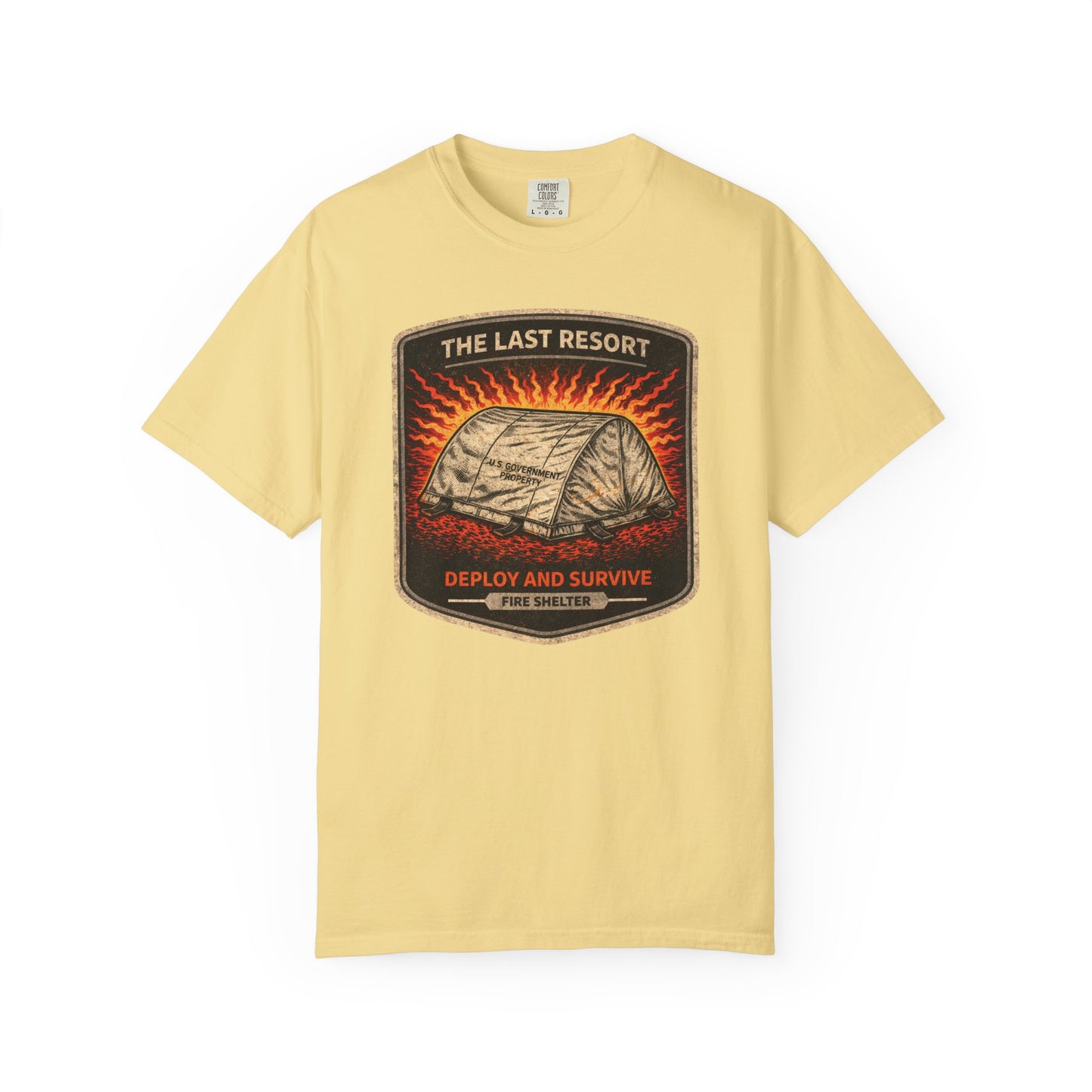 Survival Camp The Last Resort: Deploy and Survive T-Shirt