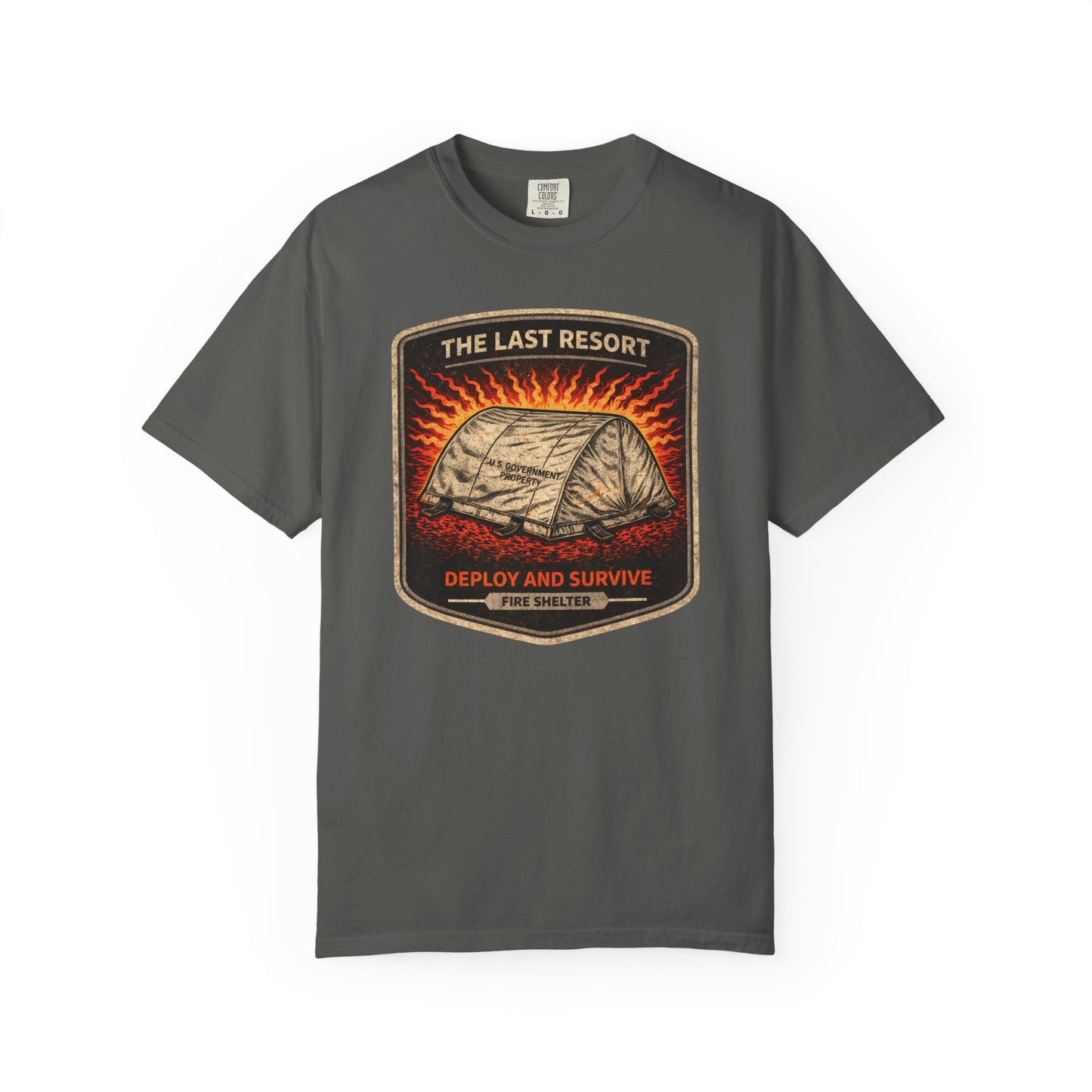 Survival Camp The Last Resort: Deploy and Survive T-Shirt