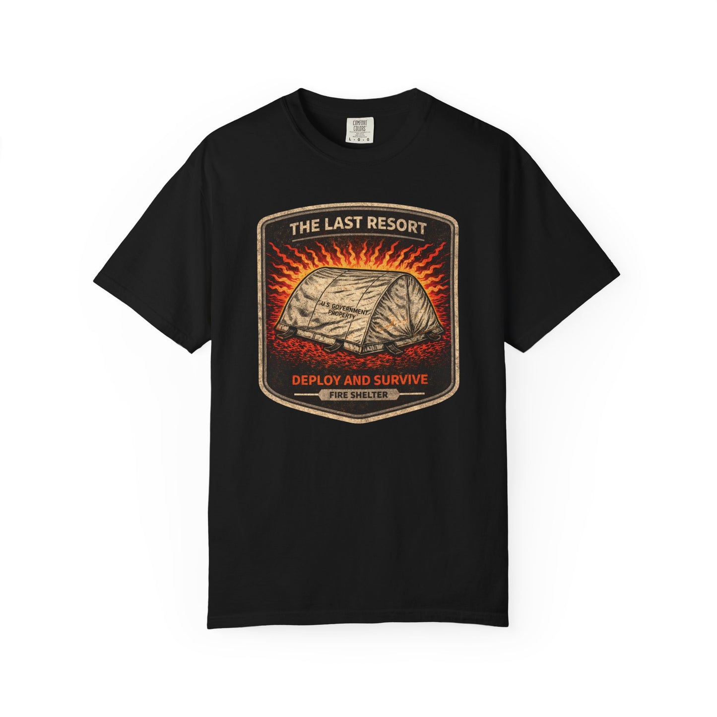 Survival Camp The Last Resort: Deploy and Survive T-Shirt