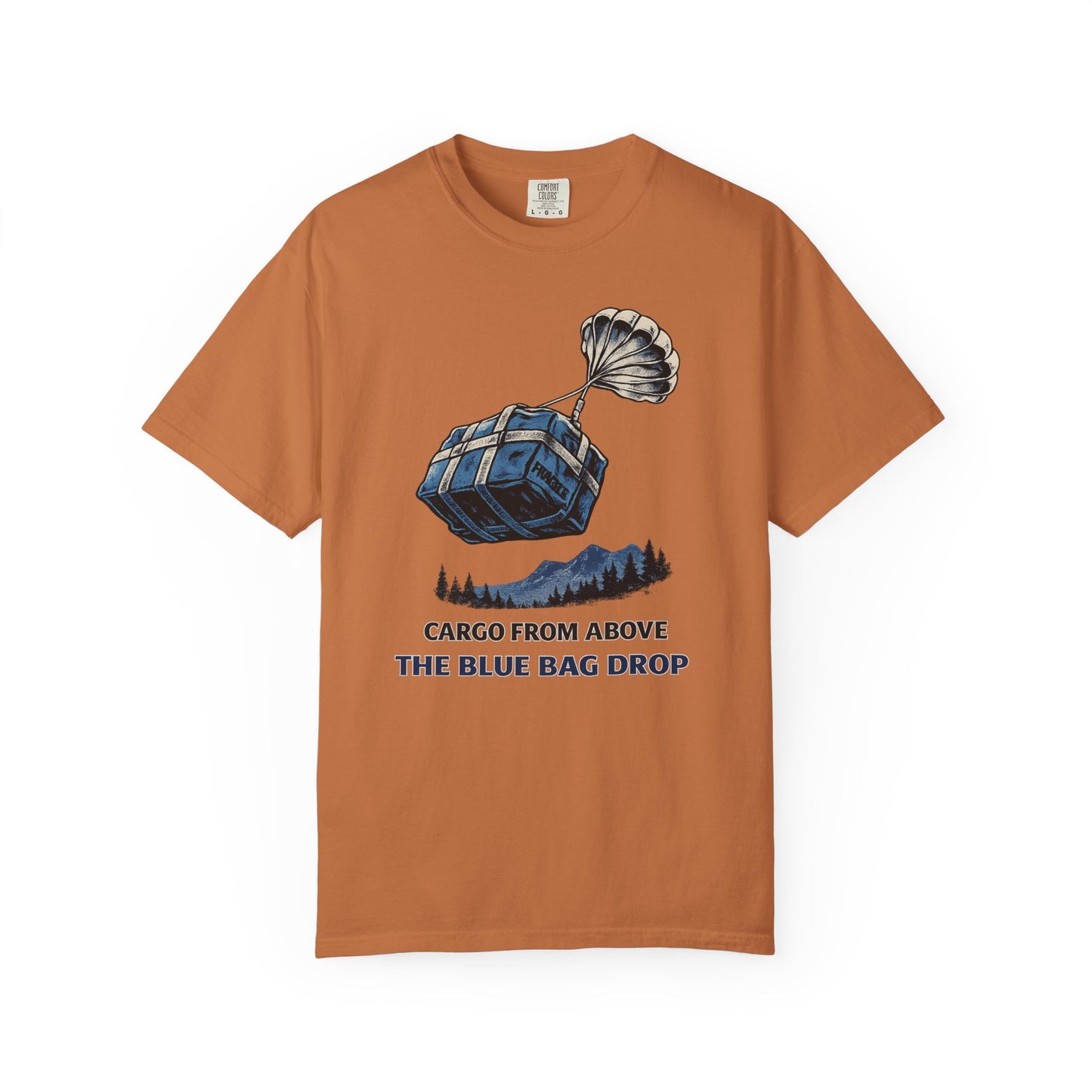 Cargo From Above The Blue Bag Drop T-Shirt