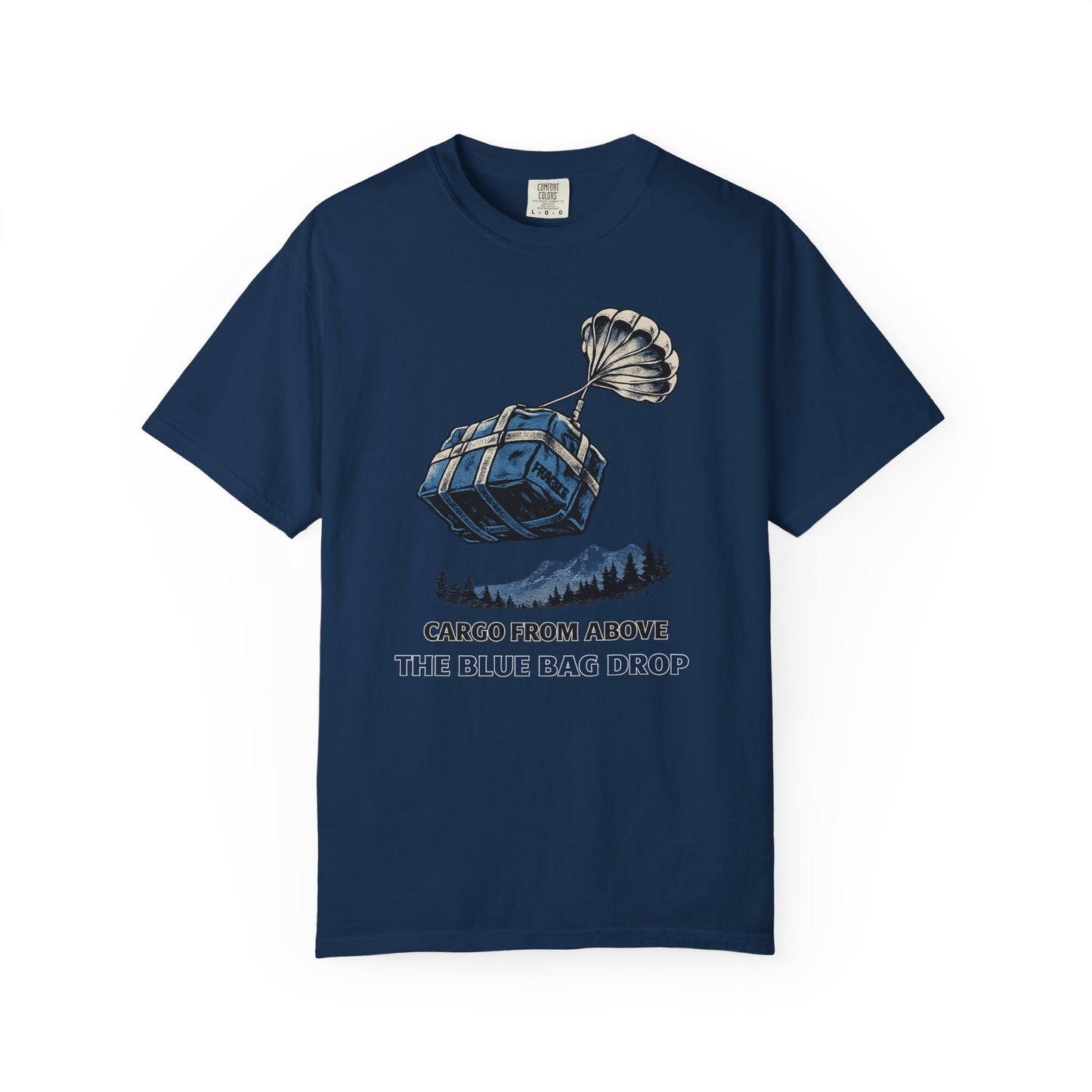 Cargo From Above The Blue Bag Drop T-Shirt