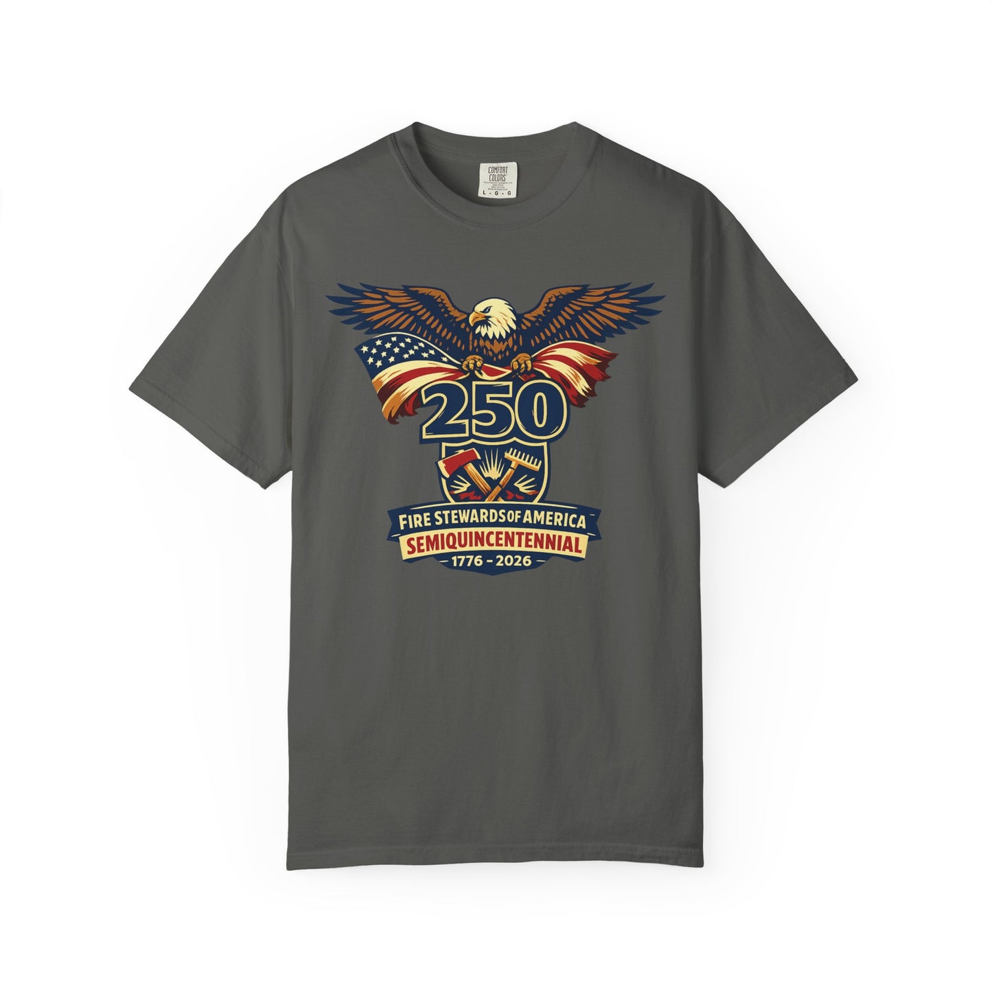 Semiquincentennial Fire Stewards 250 Eagle T-Shirt