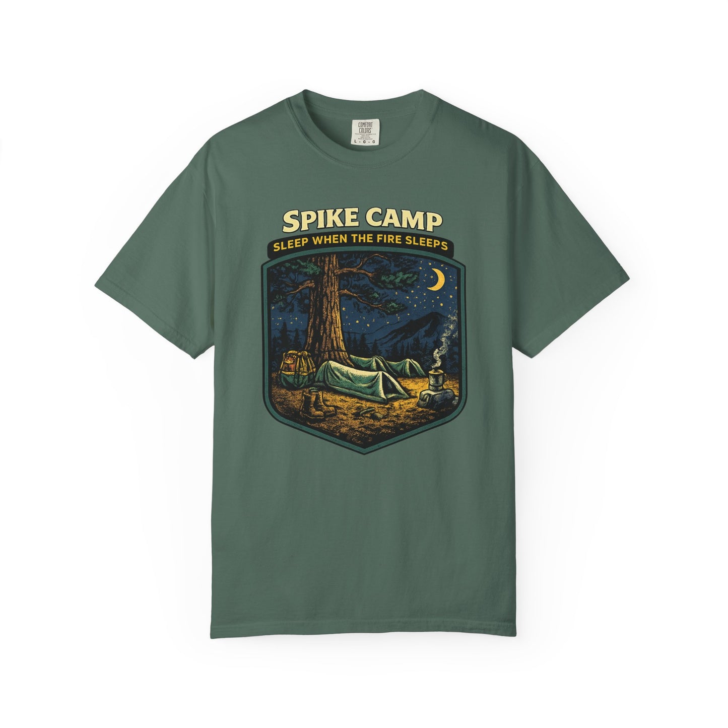 Spike Camp Sleep When the Fire Sleeps T-Shirt