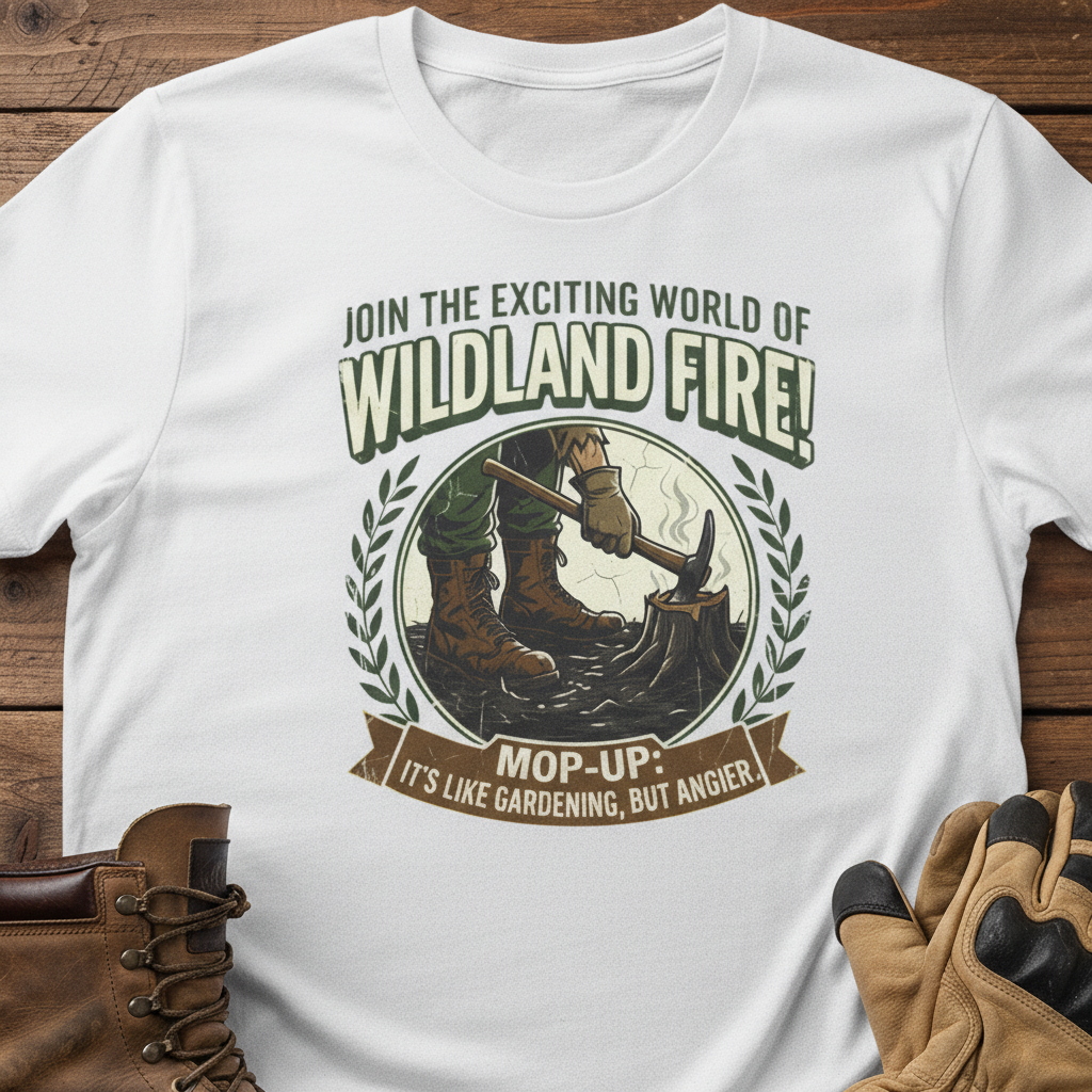 Join the Exciting World of Wildland Fire! Mop-Up T-Shirt
