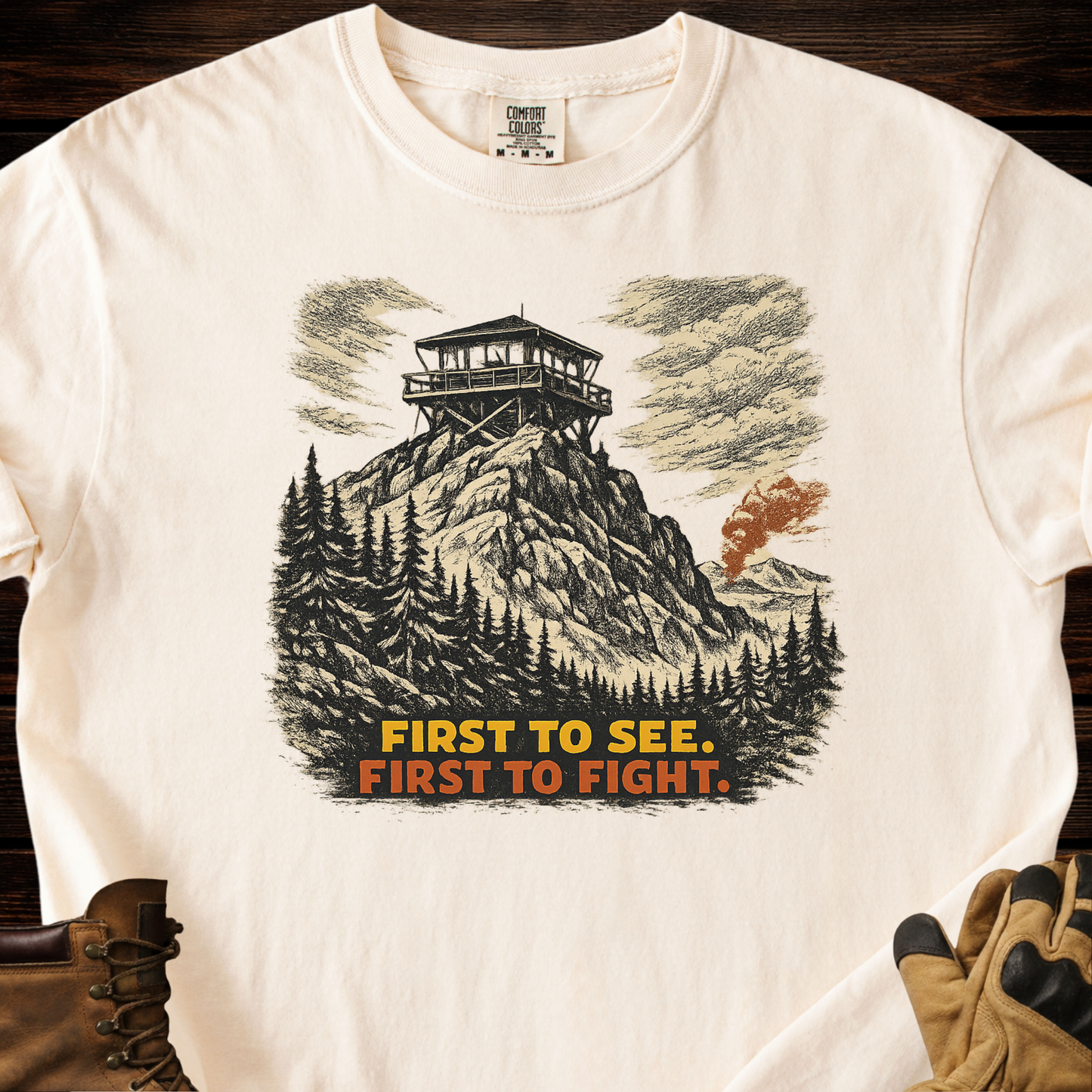 First to See, First to Fight T‑Shirt