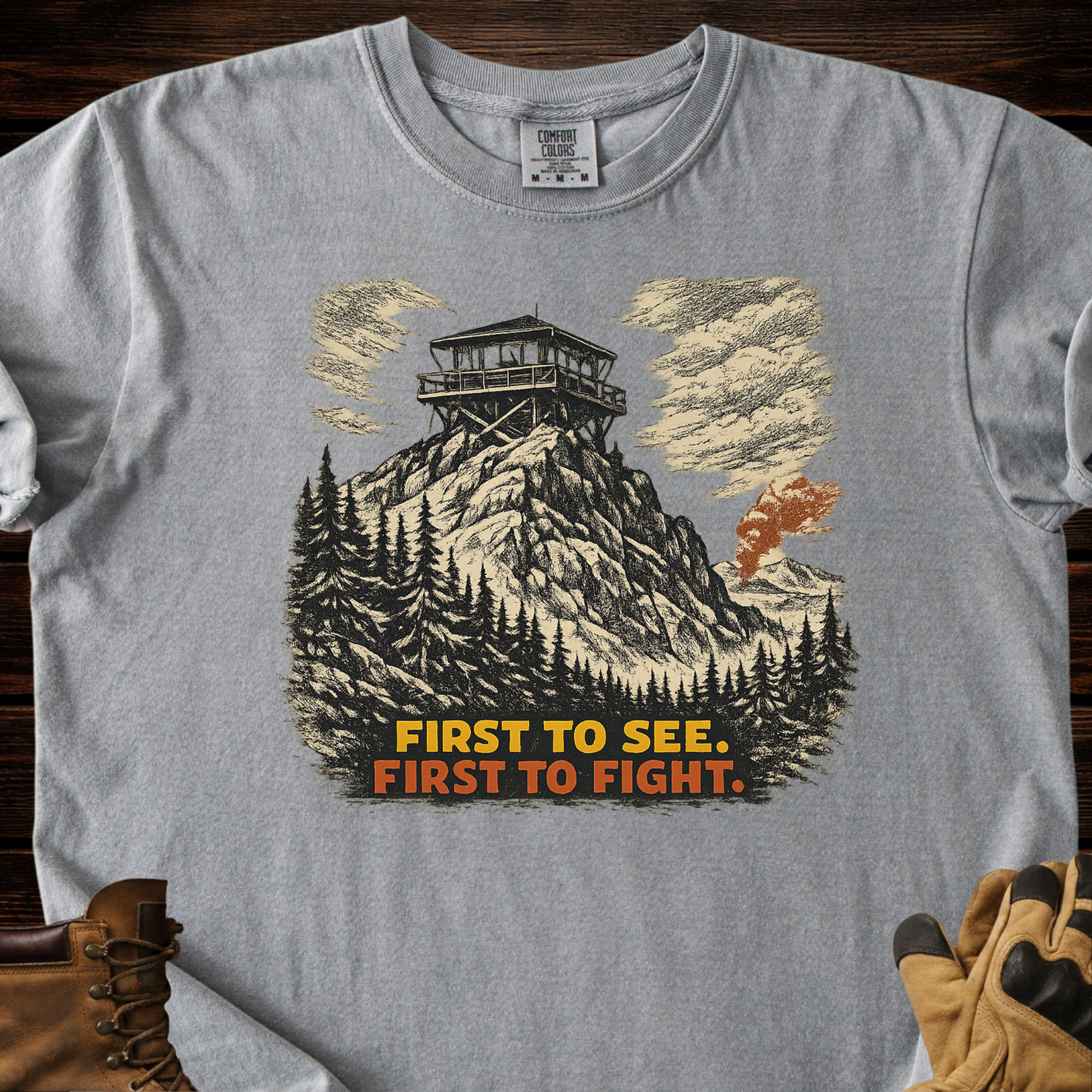 First to See, First to Fight T‑Shirt