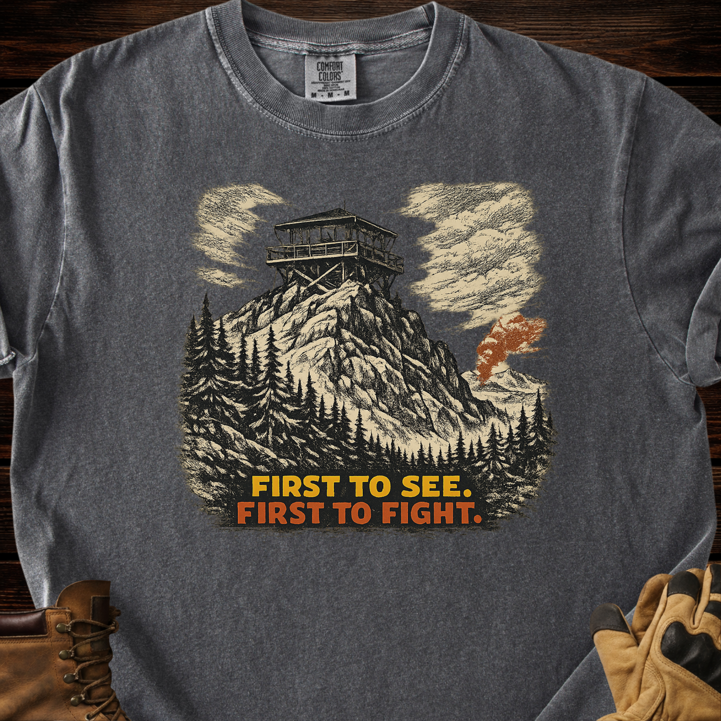 First to See, First to Fight T‑Shirt