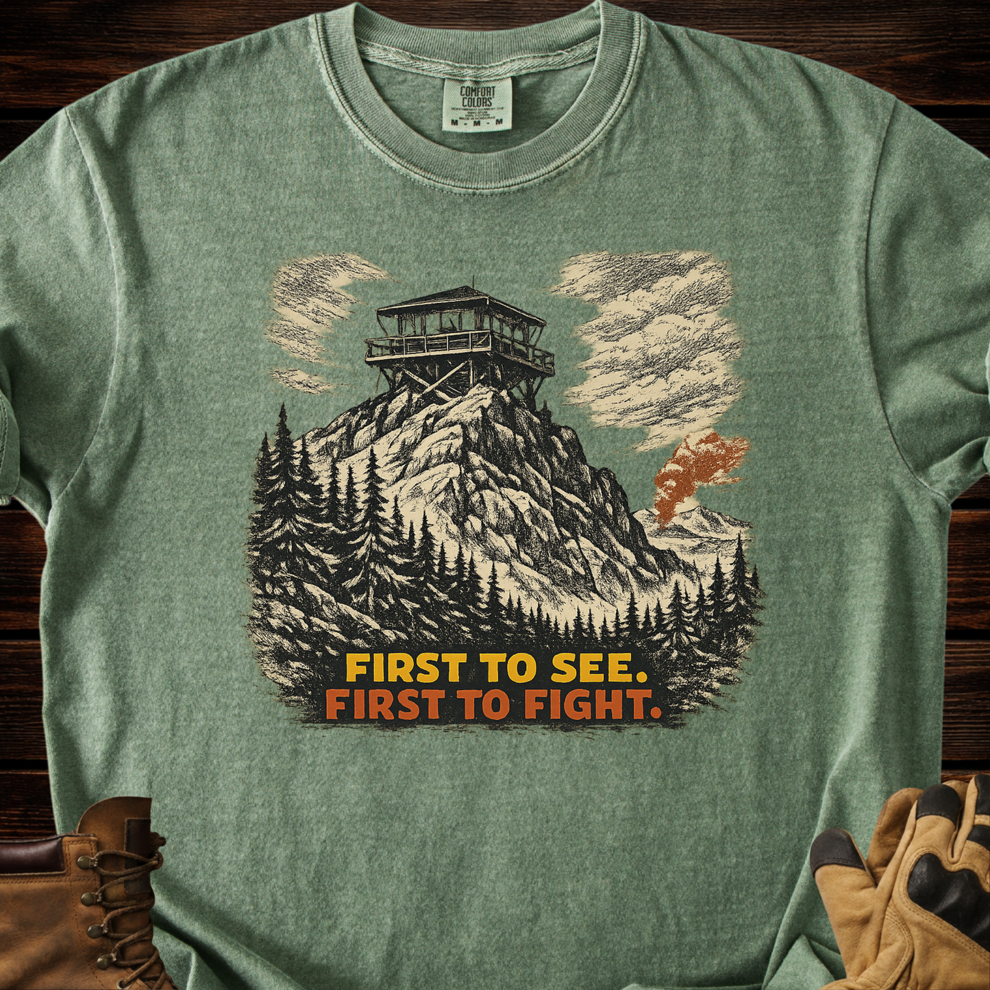 First to See, First to Fight T‑Shirt