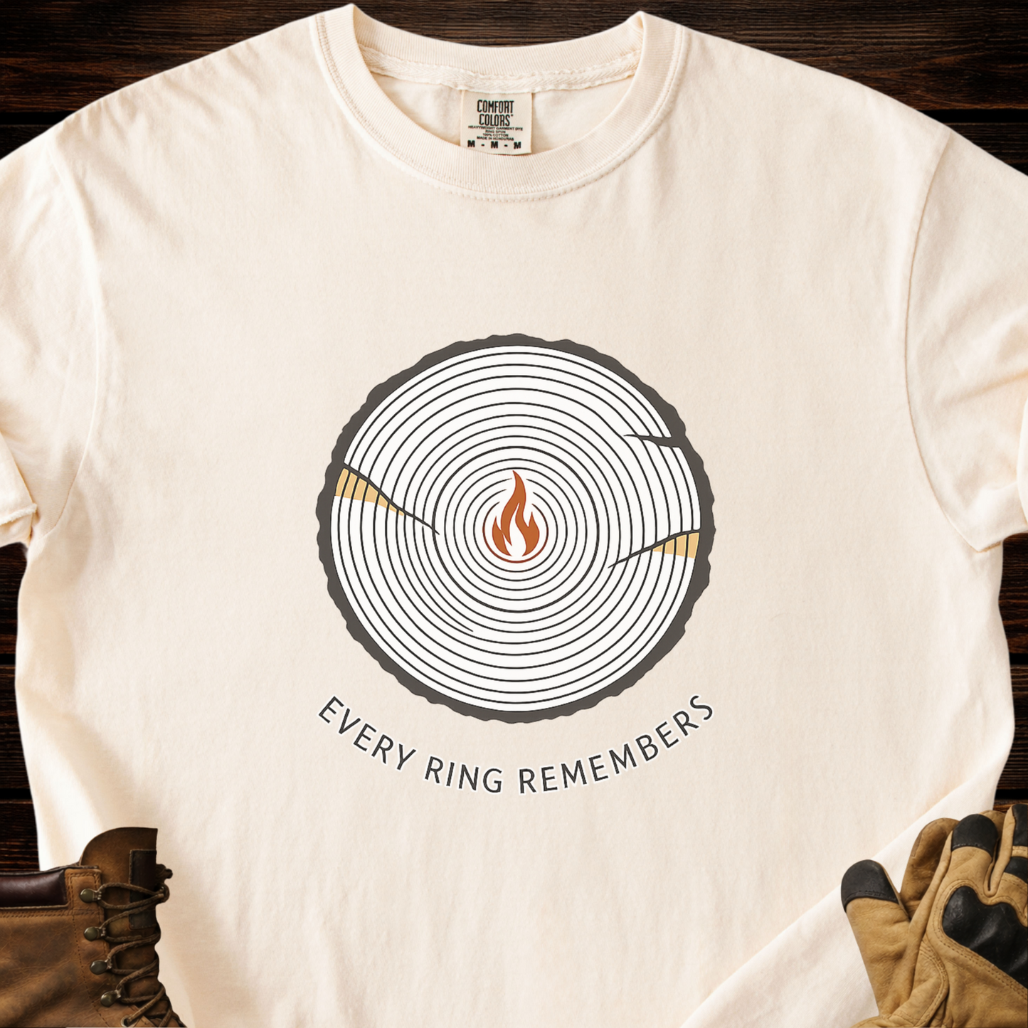 Tree Ring Flame T-Shirt