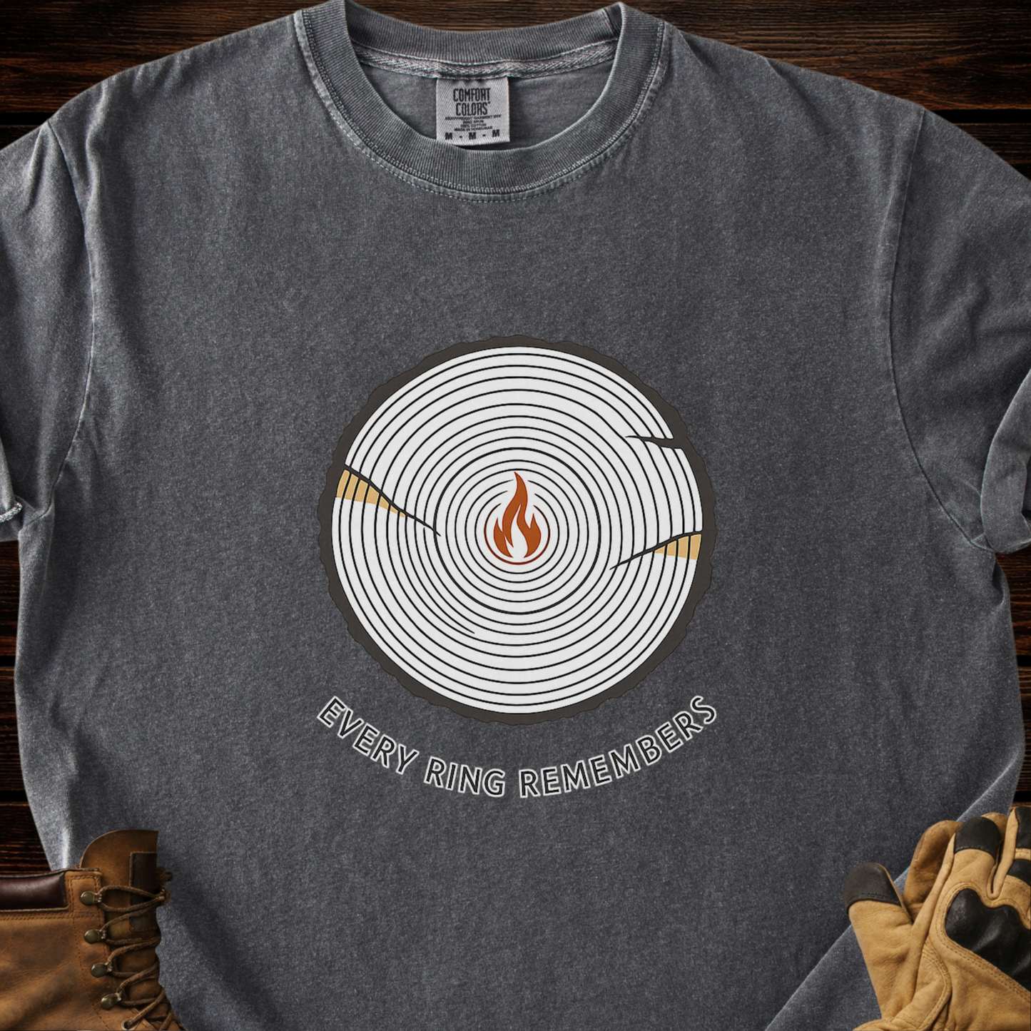 Tree Ring Flame T-Shirt