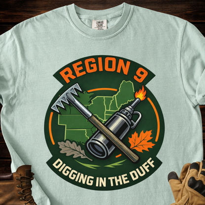 Region 9 Digging In The Duff T-Shirt