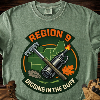 Region 9 Digging In The Duff T-Shirt