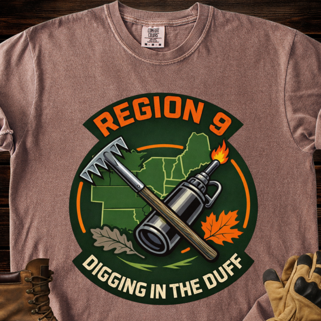Region 9 Digging In The Duff T-Shirt