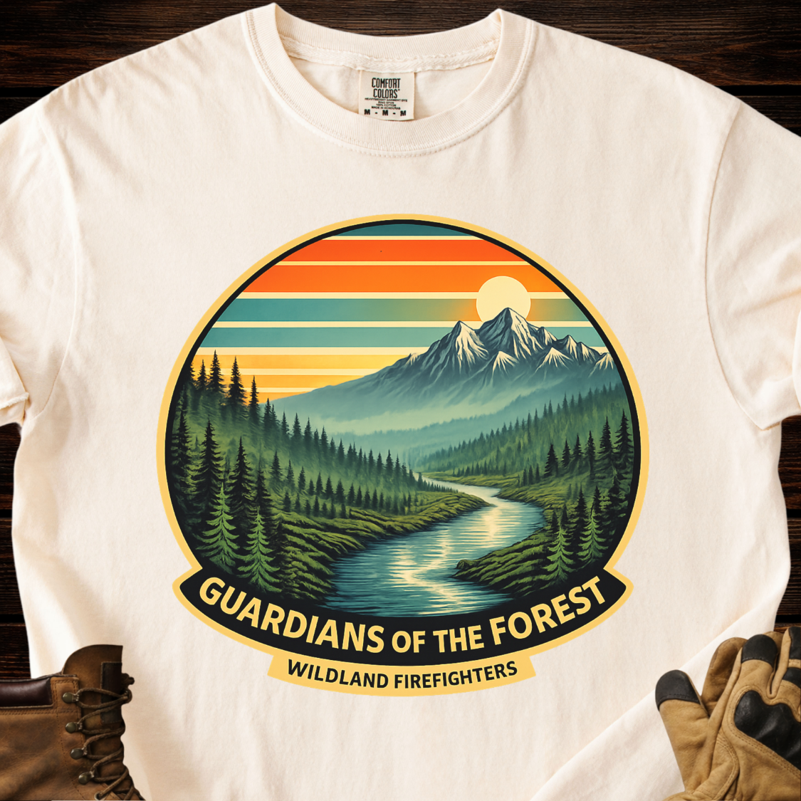 Guardians Of The Forest Wildland Firefighters T-Shirt