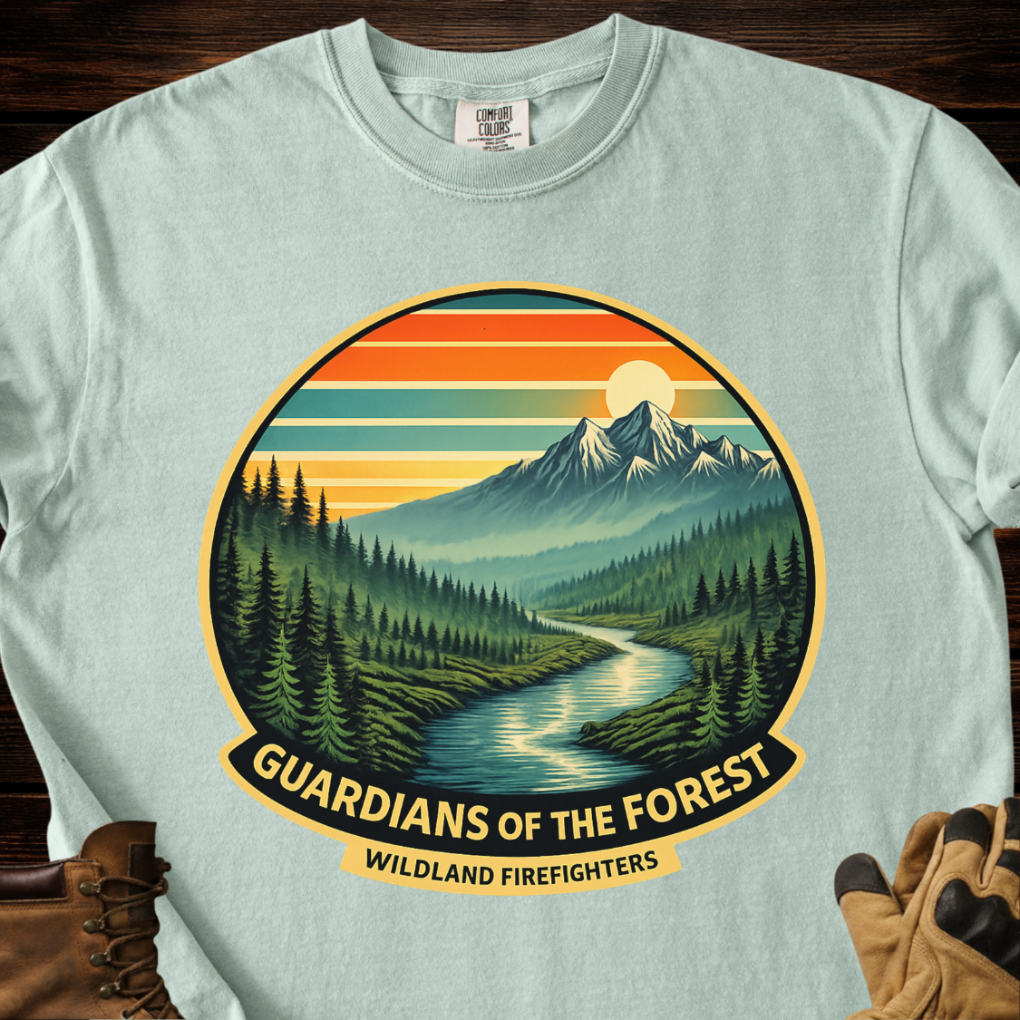 Guardians Of The Forest Wildland Firefighters T-Shirt