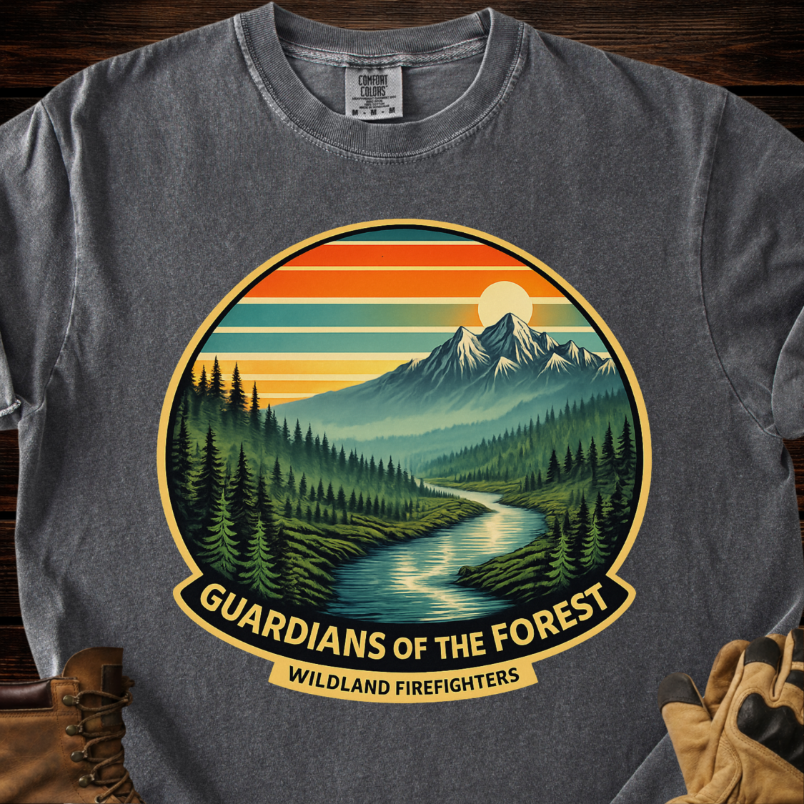 Guardians Of The Forest Wildland Firefighters T-Shirt