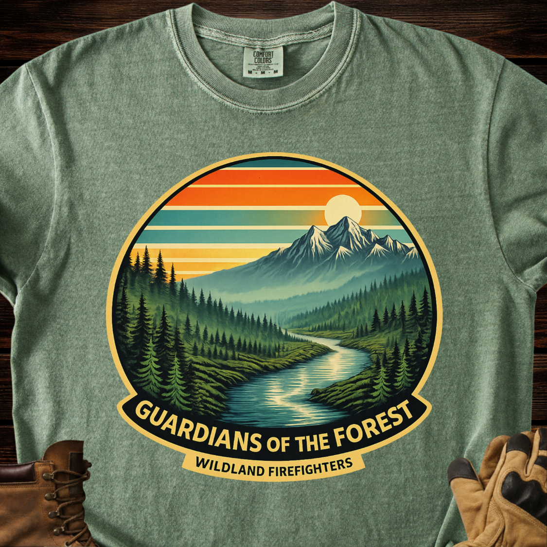 Guardians Of The Forest Wildland Firefighters T-Shirt