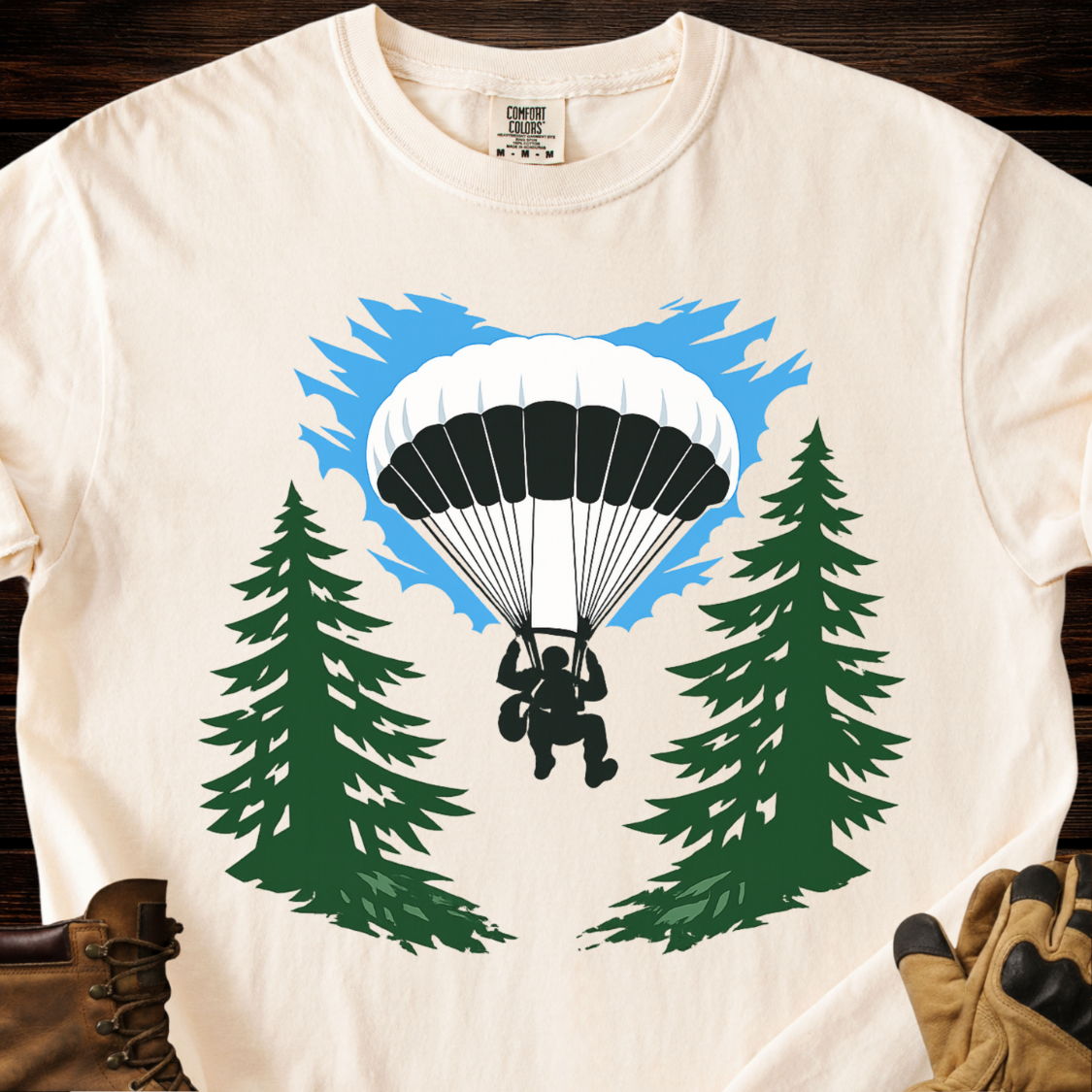 Parachute Between Pines T-Shirt