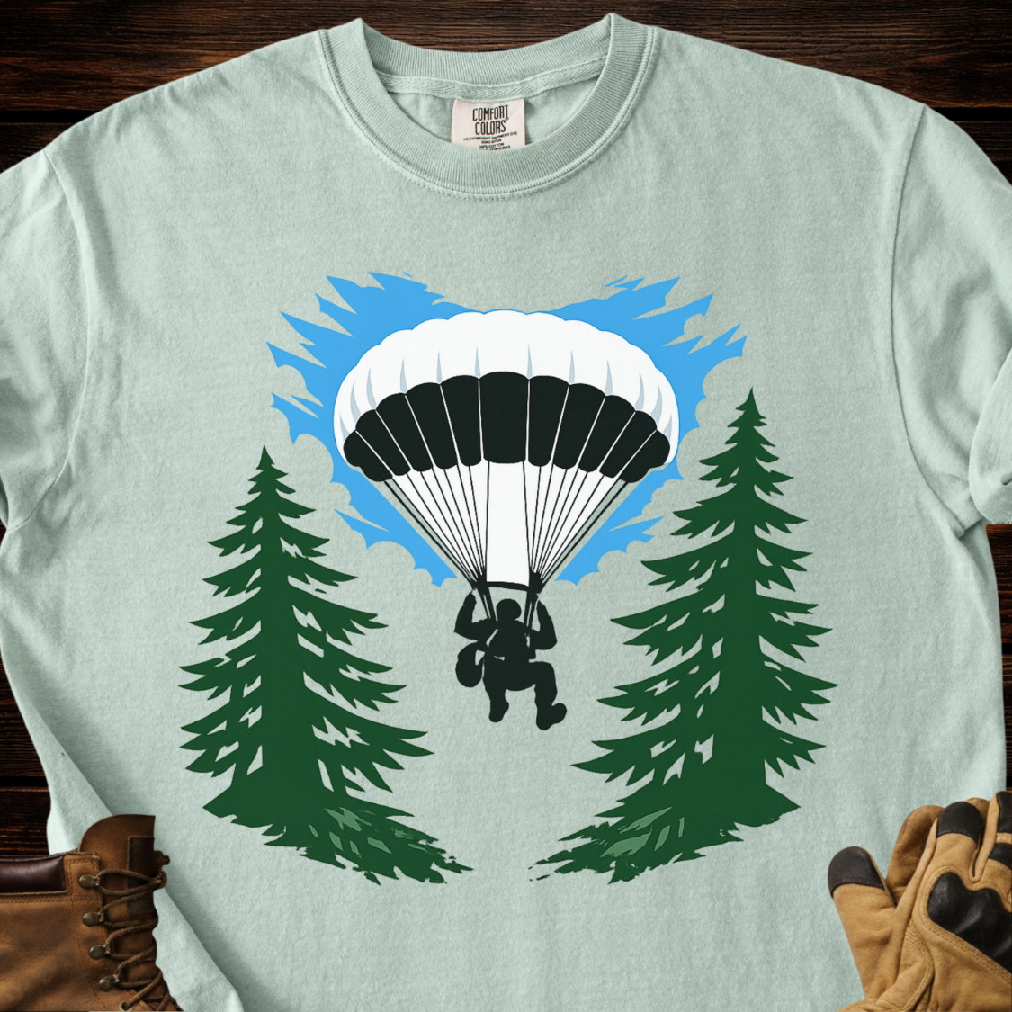 Parachute Between Pines T-Shirt