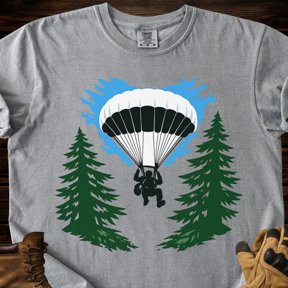 Parachute Between Pines T-Shirt