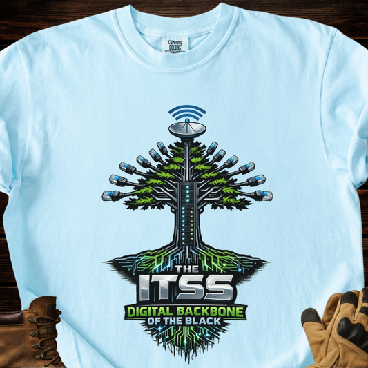 The ITSS Digital Backbone Of The Black T-Shirt