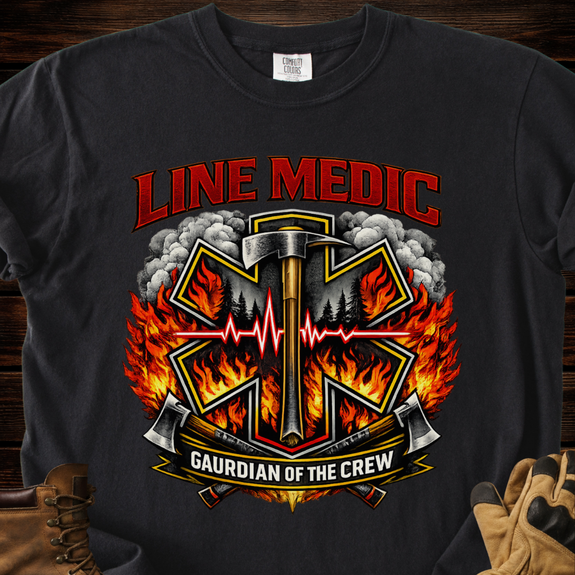 Line Medic Guardian Of The Crew T‑Shirt
