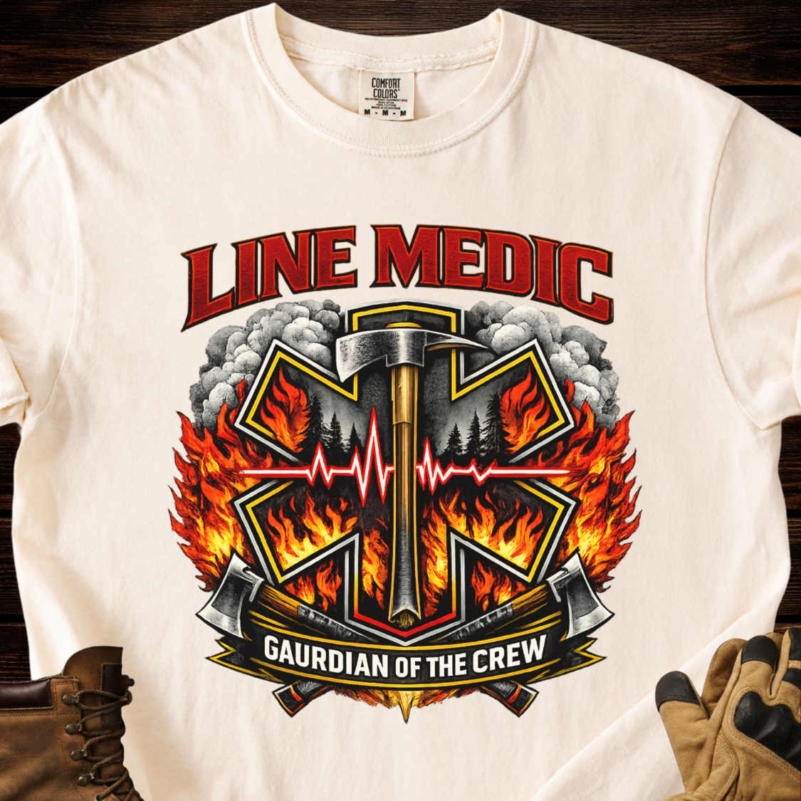 Line Medic Guardian Of The Crew T‑Shirt