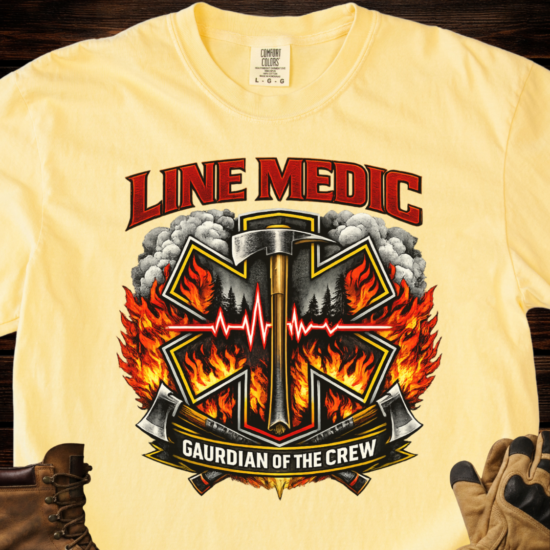 Line Medic Guardian Of The Crew T‑Shirt