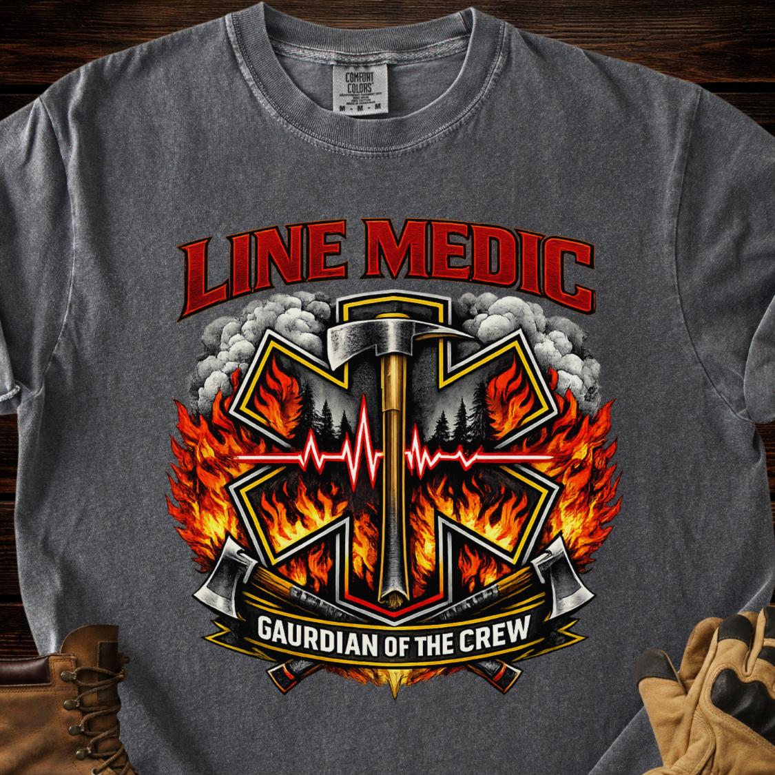 Line Medic Guardian Of The Crew T‑Shirt