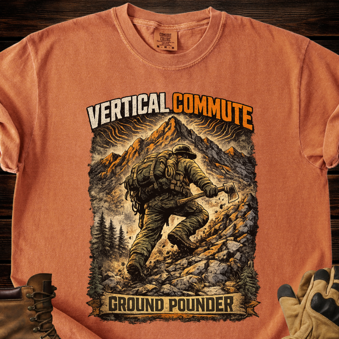 Vertical Commute Ground Pounder T-Shirt