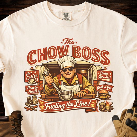 The Chow Boss Fueling The Line T-Shirt