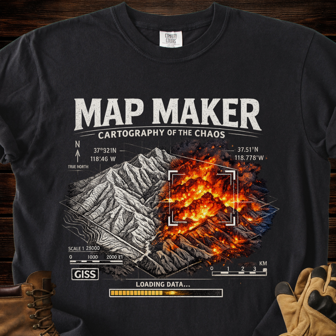 Map Maker Cartography Of The Chaos T-Shirt