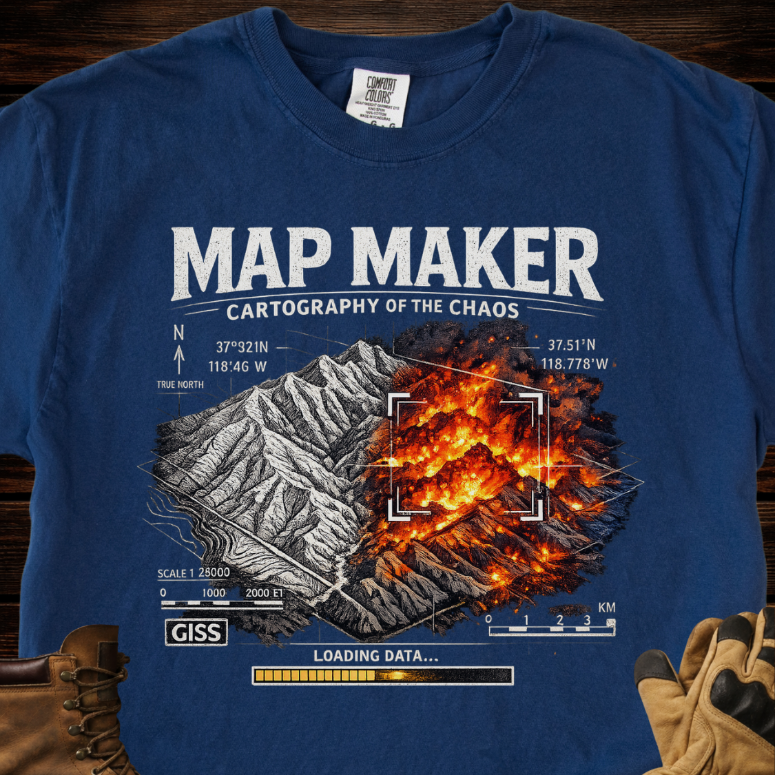 Map Maker Cartography Of The Chaos T-Shirt