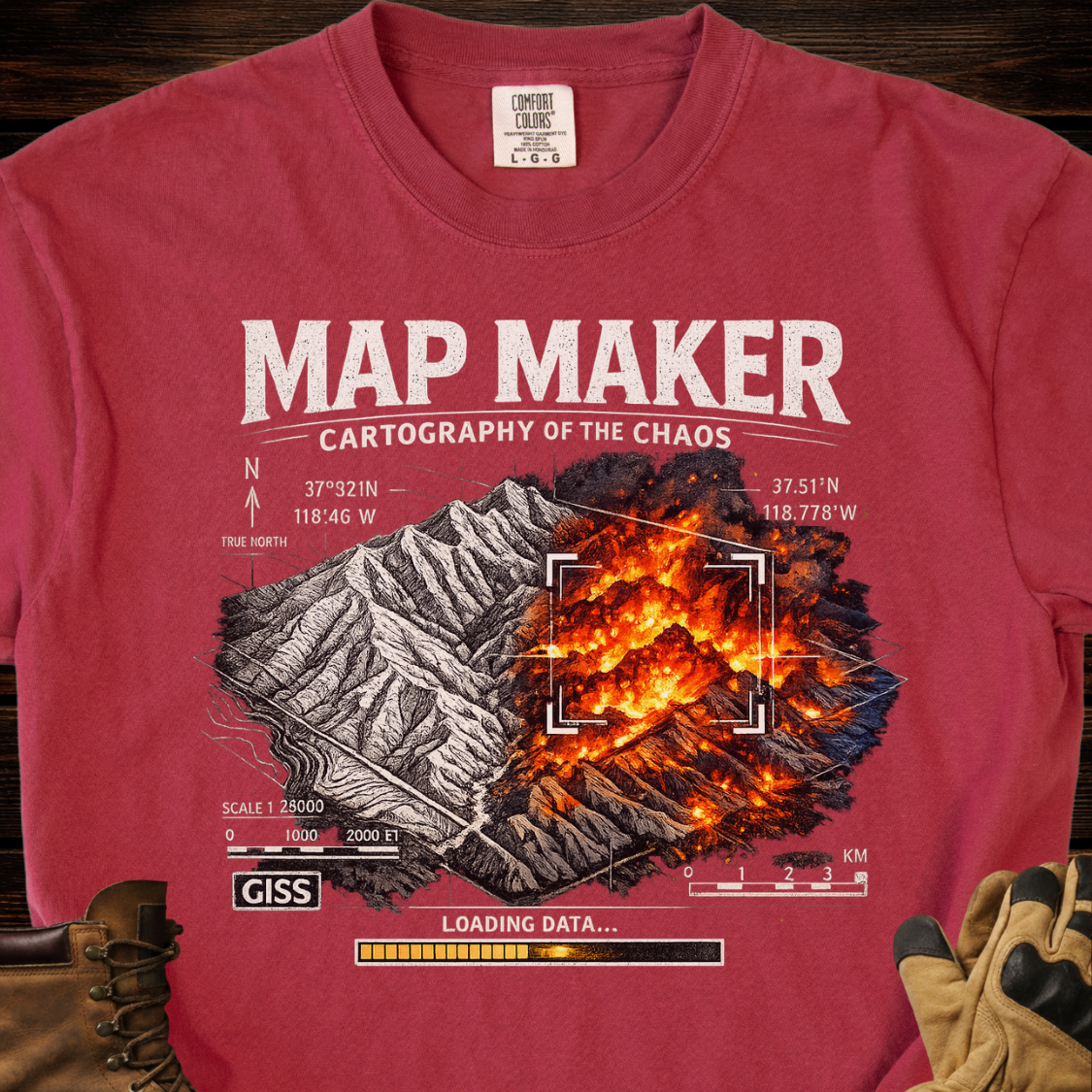 Map Maker Cartography Of The Chaos T-Shirt