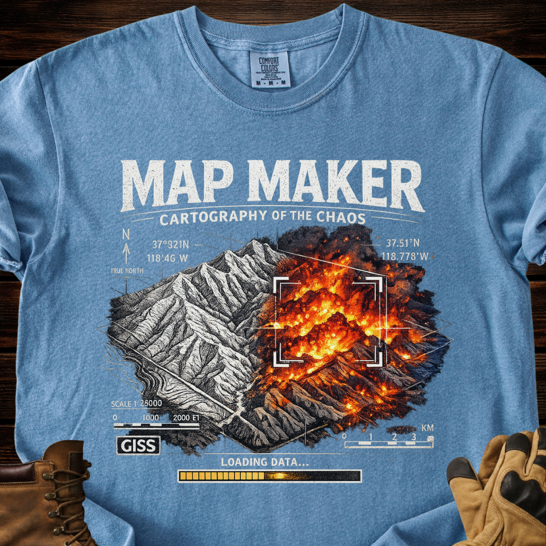 Map Maker Cartography Of The Chaos T-Shirt