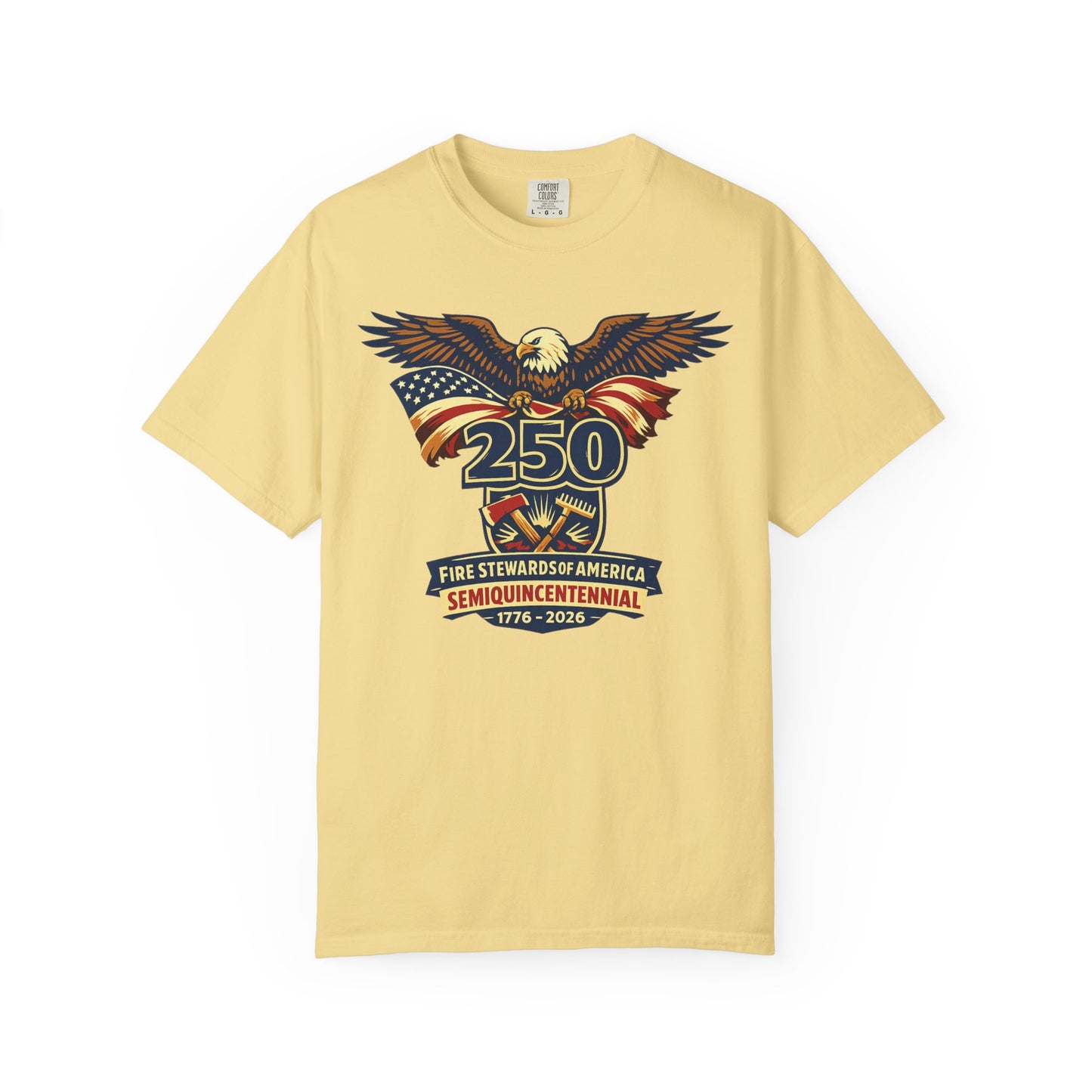 Semiquincentennial Fire Stewards 250 Eagle T-Shirt