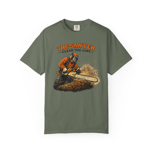 The Sawyer Chainsaw Clear The Line T-Shirt
