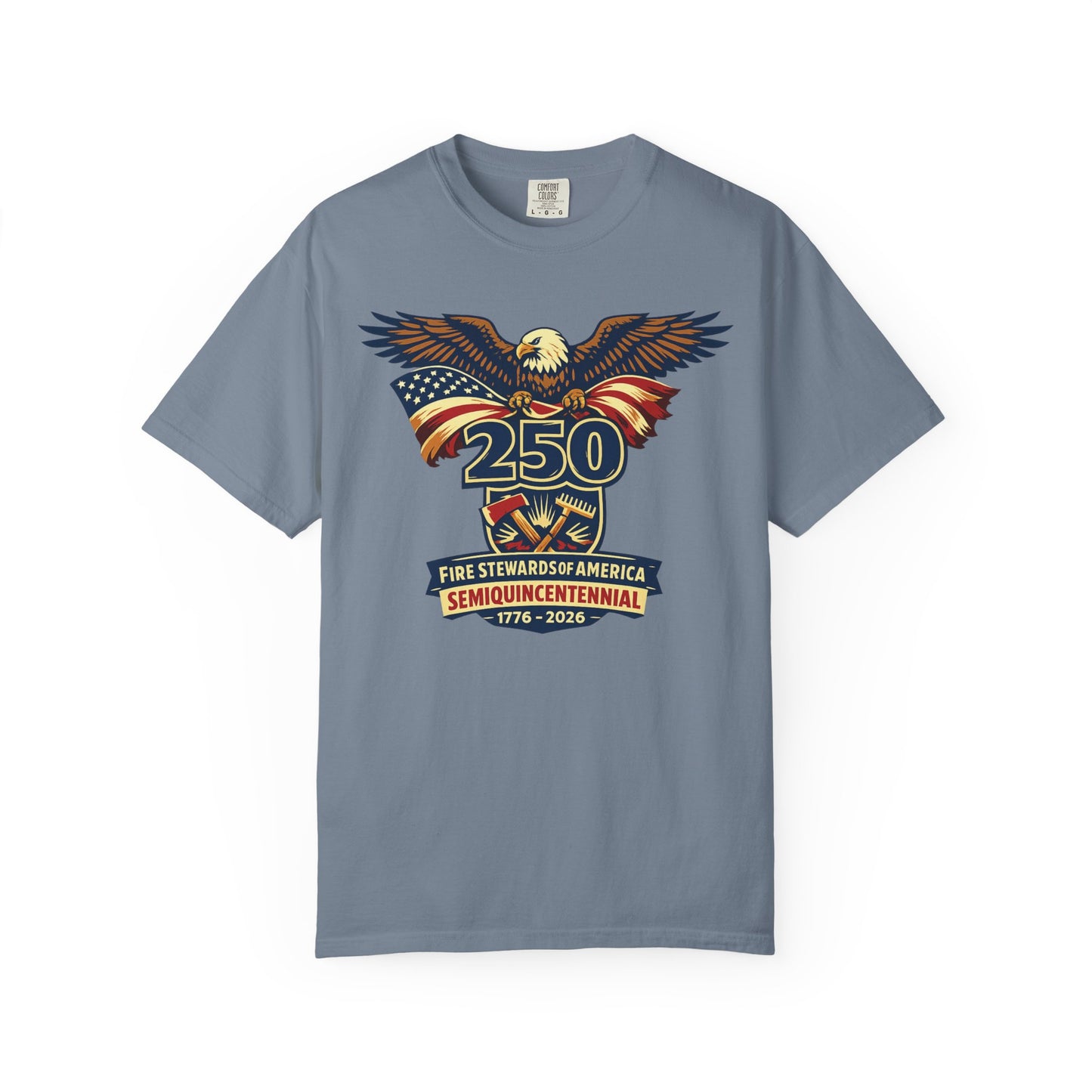 Semiquincentennial Fire Stewards 250 Eagle T-Shirt