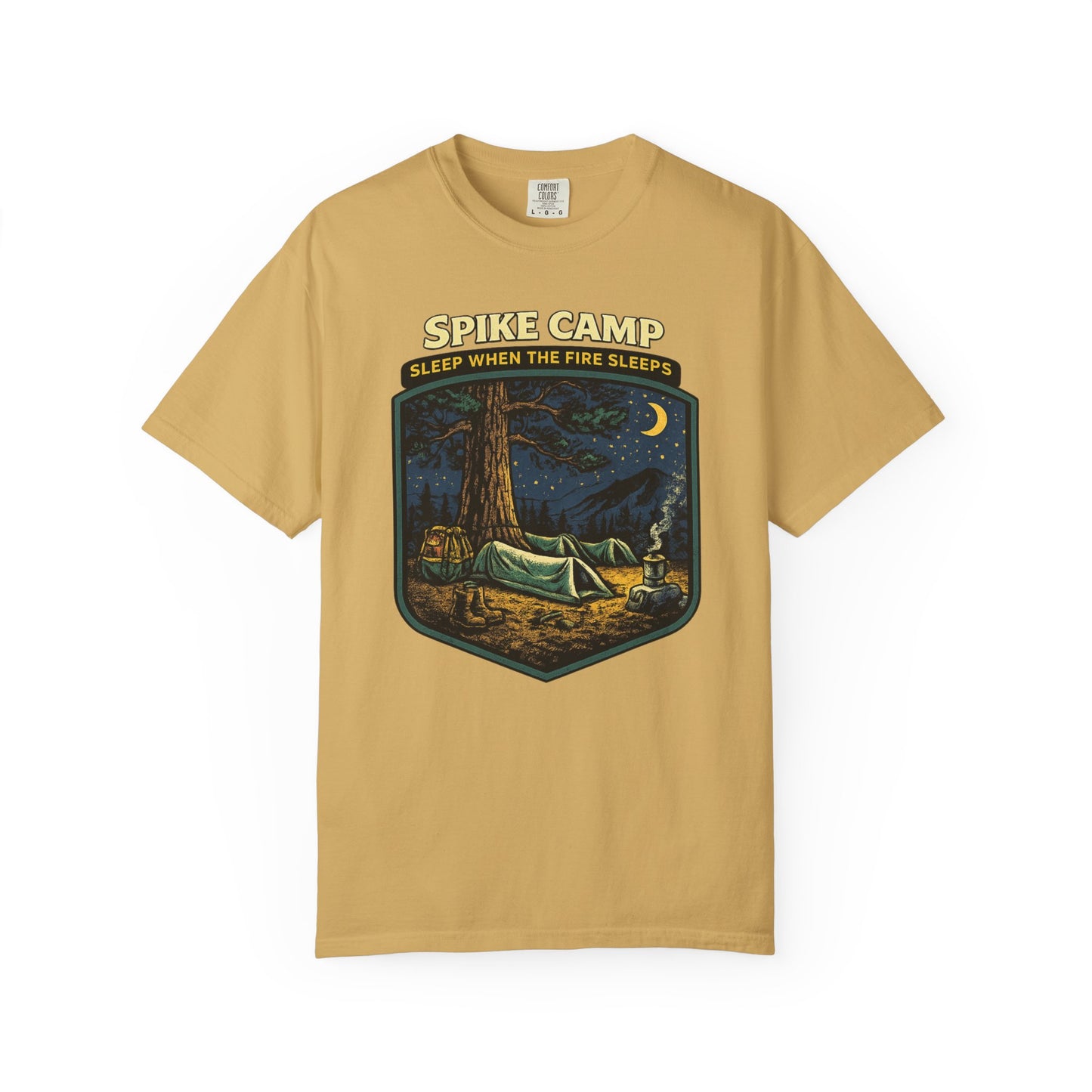 Spike Camp Sleep When the Fire Sleeps T-Shirt
